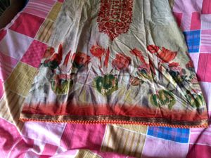 Floral Print Kurta