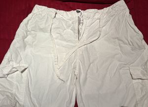 white pinterest parachute pants