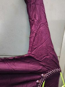 Elegant Purple Kurta