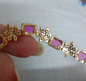 Avon Brand New Branded Ruby Necklace Set