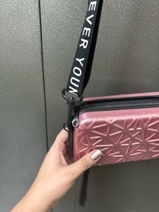 Rose Gold &#34;Forever Young&#34; Crossbody Sling Bag