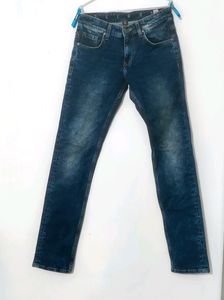 Shaded Slim Jeans Blue