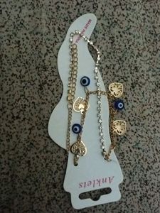 Evil Eye Anklet Set