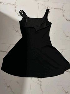 Black Fit &amp; Flare Dress