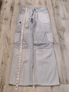 Sc9801 Tumex Cargo Bootcut Jeans Waist 26 Inches