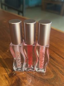 3 LIP GLOSS, Red,pink, Nude New, Sealed, Never Use