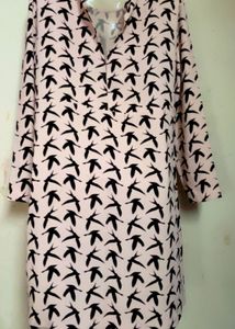 H&amp;M Bird Print Dress
