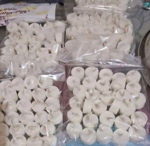Pure Cow Ghee Diya with Batti Pooja Room 100 Pcs