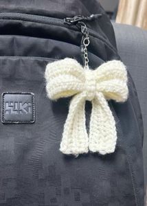 Crochet Bow Keychain 🎀