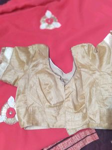 Chiffon Saree Sare With Blouse