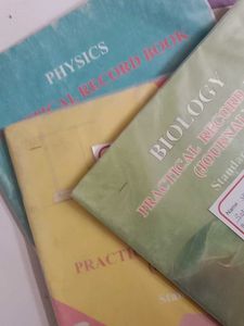 Manual For Class12th Science(free Written Journal)