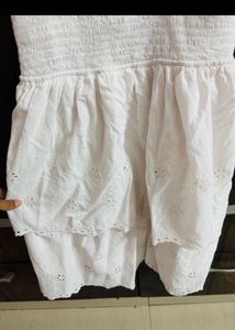 White Eyelet Sundress ZUDIO