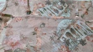 Floral Angel Print Top
