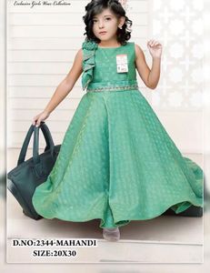 Girls Green Dress