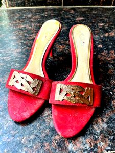 Red Pointed Heels