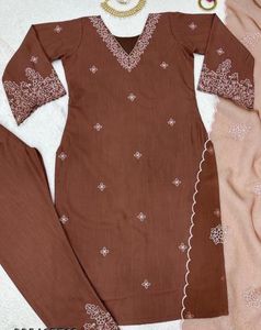 Brown dress set