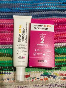 Vitamin C Face Serum+ Serum Sunscreen