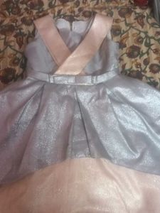 Sparkly Silver &amp; Pink Dress