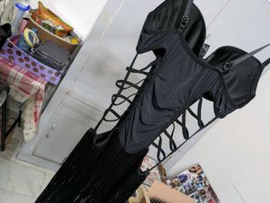 Fringe Trim Swimsuit