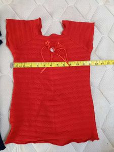 Cute Tops Red&amp;blue