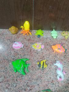 Toy Aquatic Animals For Aquarium Decoration