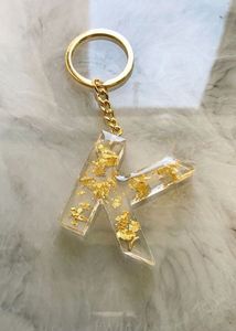 Resin Letter Keychains