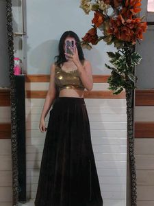 Velvet Lehenga Choli
