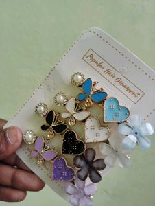 Cute Hair Clip Set (Set Of 4)