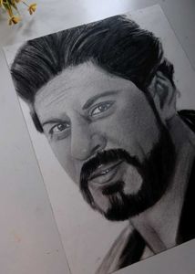 Shah Rukh Khan Pencil Portrait