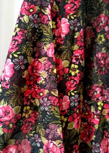 Black mulicored printed kurta