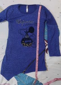 Navy Blue Top For Girls