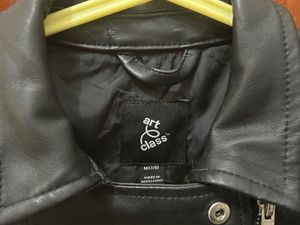 Faux Leather Biker Jacket ⛓️