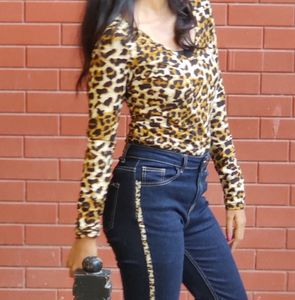 Shein Animal Print Top