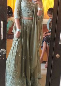 Heavy Mirror Work Designer Lehenga Set