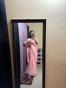 Elegant Pink Saree