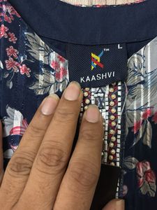 Floral Kurti With Tag