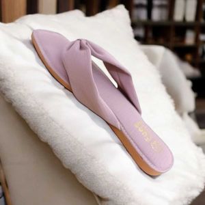 Pink Bow Thong Sandals