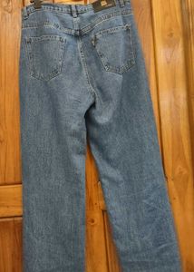 Wide Leg Denim Jeans