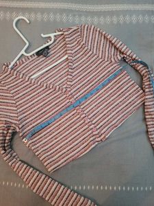 Primark Long Sleeve striped Cardigan for Women