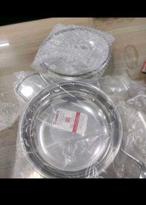 Sumeet stainless steel kadhai new with tag