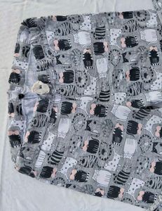 Cat Print Pajama Pants Cute