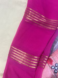 Beautiful Golden Line Light Yellow Suit