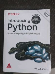 Book Introducing Python- O'Reilly. Bill Lubanovic