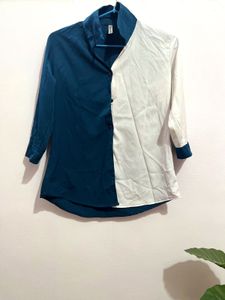Two-Tone Long Sleeve Shirt