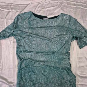 Party Wear Dress With Front Slit