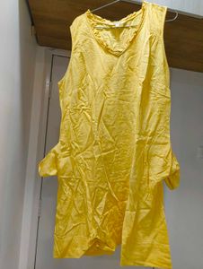 Yellow Ruffle Dress