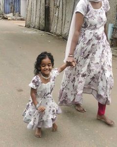 Adorable Matching Floral Dresses