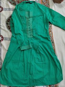 Green Button-Down Tunic