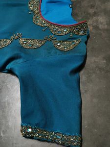 teal blue kurti