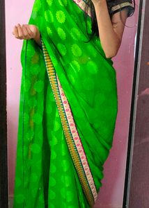 Green Saree